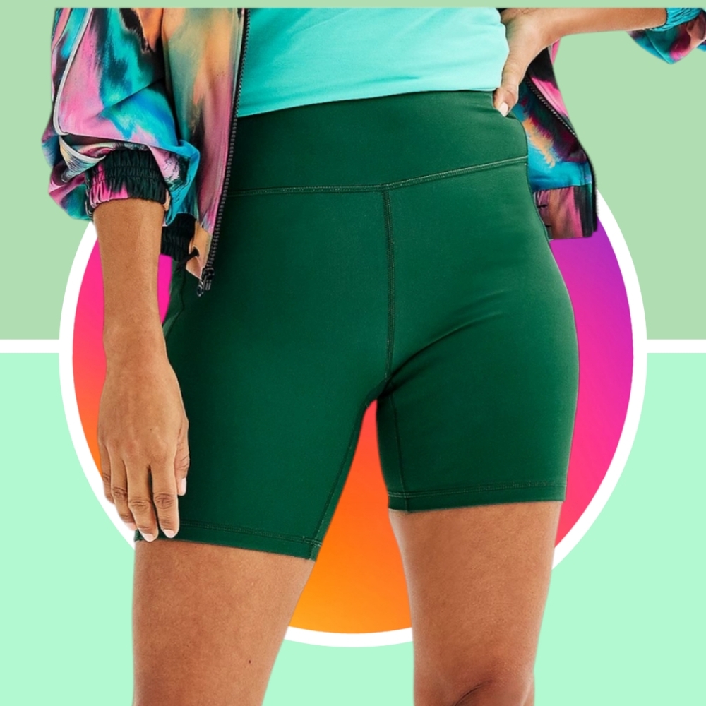 NWT 1XL Atheltic Bike Shorts w 2 Side Pockets